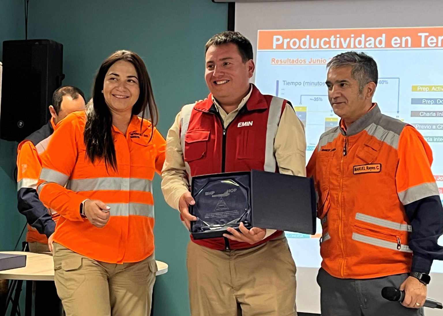 BHP premia la productividad de los proyectos que EMIN desarrolla en Spence